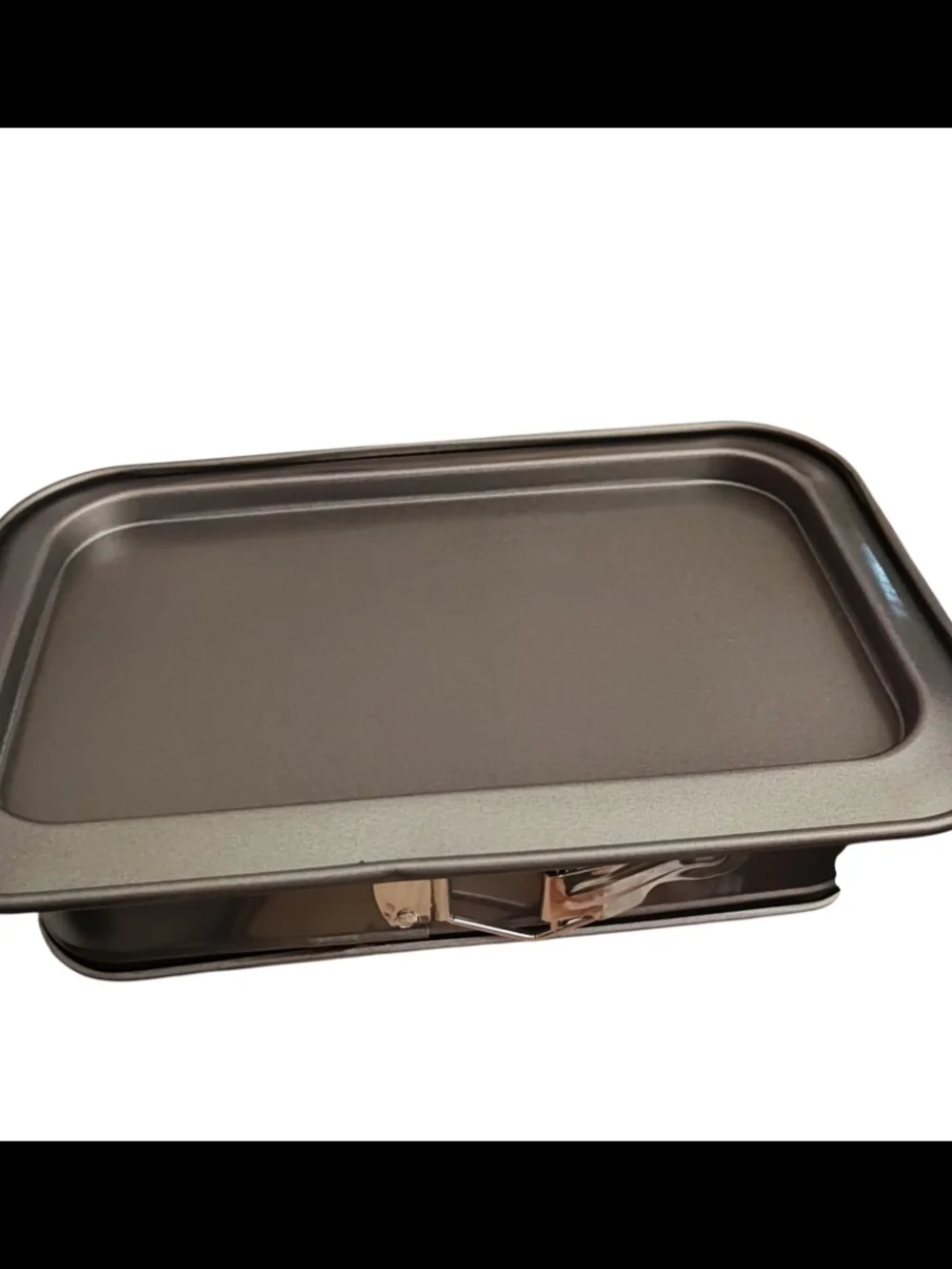 Heavy Duty Rectangular Cake Mould Springform Square Baking Pan Snap Design NWOT